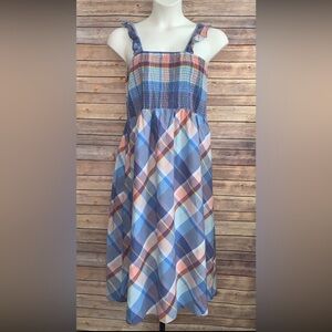 Time & Tru Plaid Sleeveless Woman Dress -Size 20